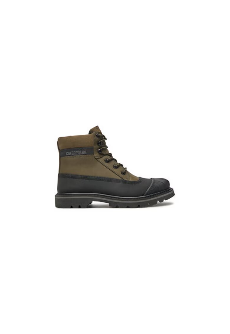 Caterpillar Bocanci de drumetie barbati P726082 - Piele naturala - Negru - Negru