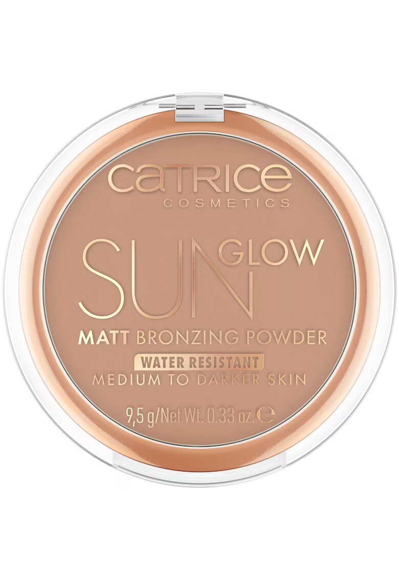 Catrice Pudra bronzanta pentru fata Sun Glow Matt Bronzing Powder - 9.5 g - 035