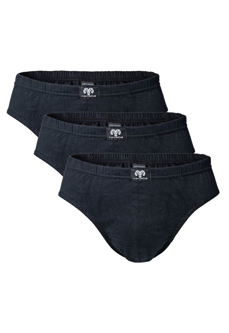 CECEBA Set de chiloti uni - 3 perechi - Negru