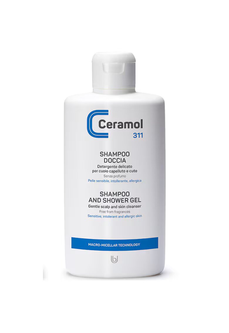 Ceramol Sampon si gel de dus pentru piele si scalp sensibil 200 ml