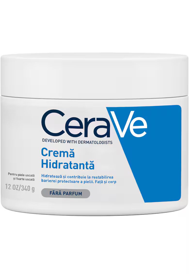 CeraVe Crema hidratanta pentru fata si corp pentru piele uscata si foarte uscata