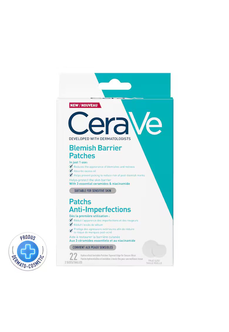 CeraVe Plasturi Anti-Imperfectiuni pentru ten cu tendinta acneica 22 buc.