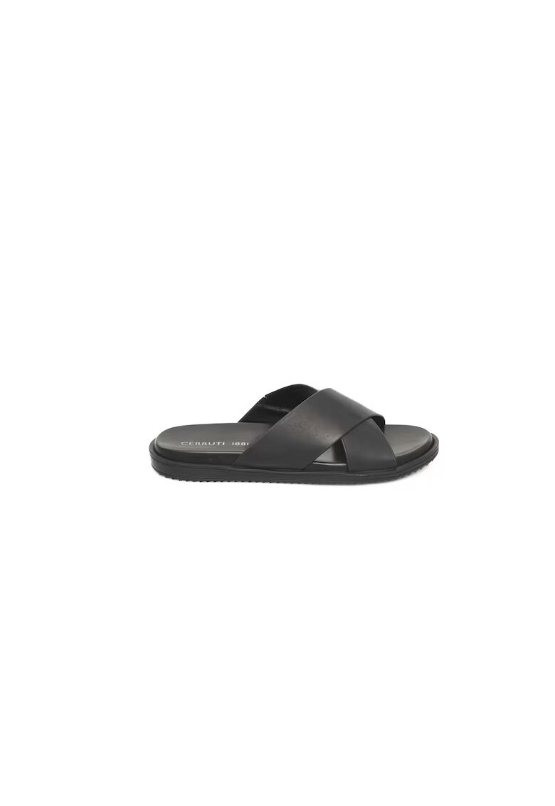 Cerruti 1881 Papuci de piele - Negru
