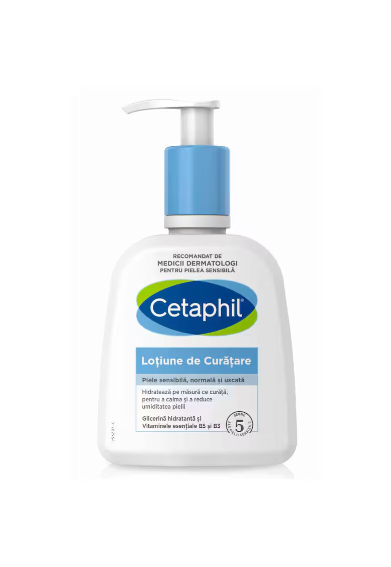 Cetaphil Lotiune de curatare hidratanta pentru fata si corp pentru pielea sensibila - normala si uscata - cu vitamine si glicerina - 500 ml - 236 ml