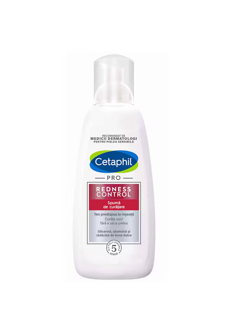 Cetaphil Spuma de Curatare pentru fata PRO Redness Control - pentru piele sensibila si predispusa la roseata - 236 ml