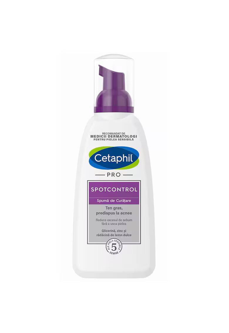 Cetaphil Spuma de Curatare Pro Spot Control - curata delicat tenul cu tendinta acneica - 235 ml