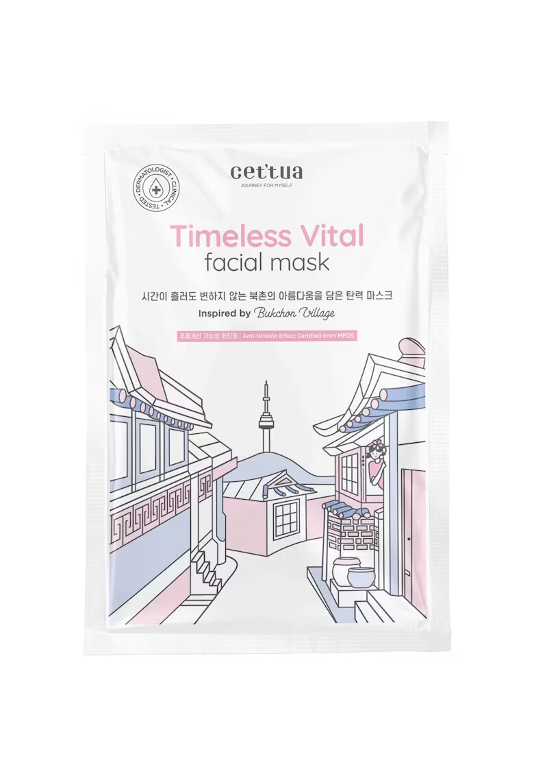 CETTUA Masca tip servetel anti-age Timeles Vital - Bukchor Village - 20 g