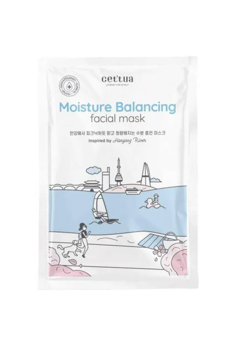 CETTUA Masca tip servetel pentru hidratare Hangang River - 20 g