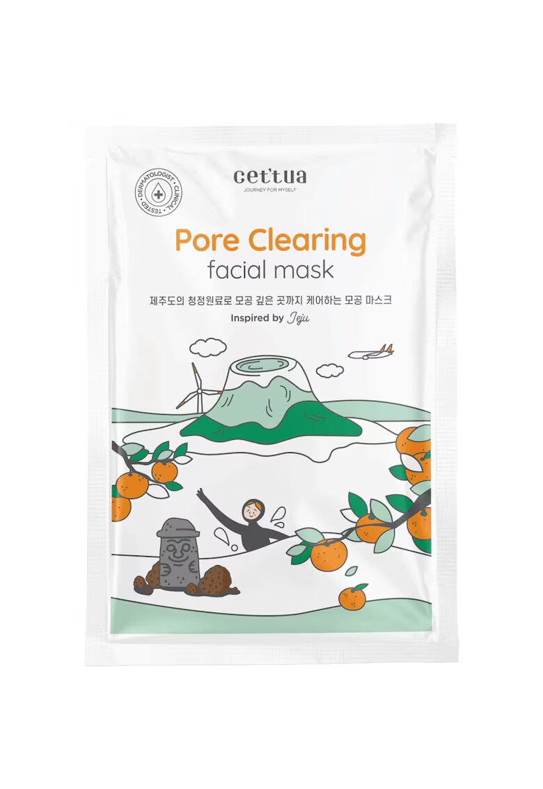 CETTUA Masca tip servetel pentru ingrijorea porilor - Jeju - 20 g