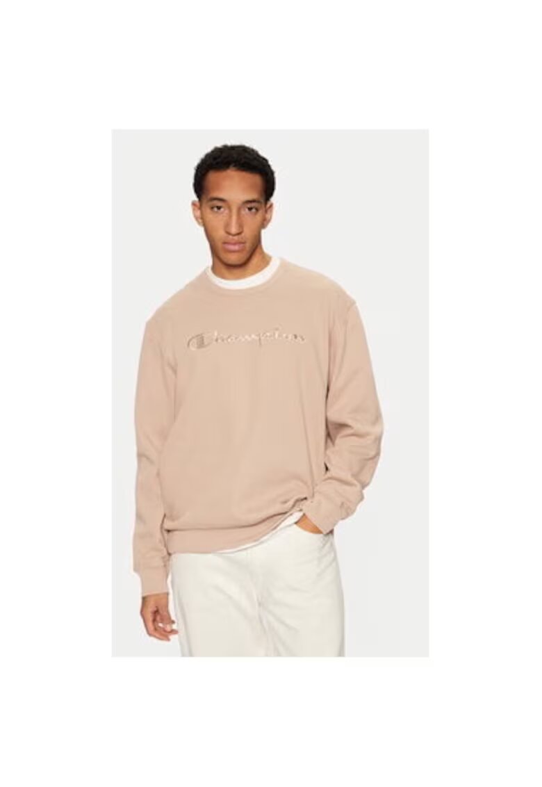 Champion Bluza barbati - 304699153 - Bumbac/Poliester - Bej - Bej