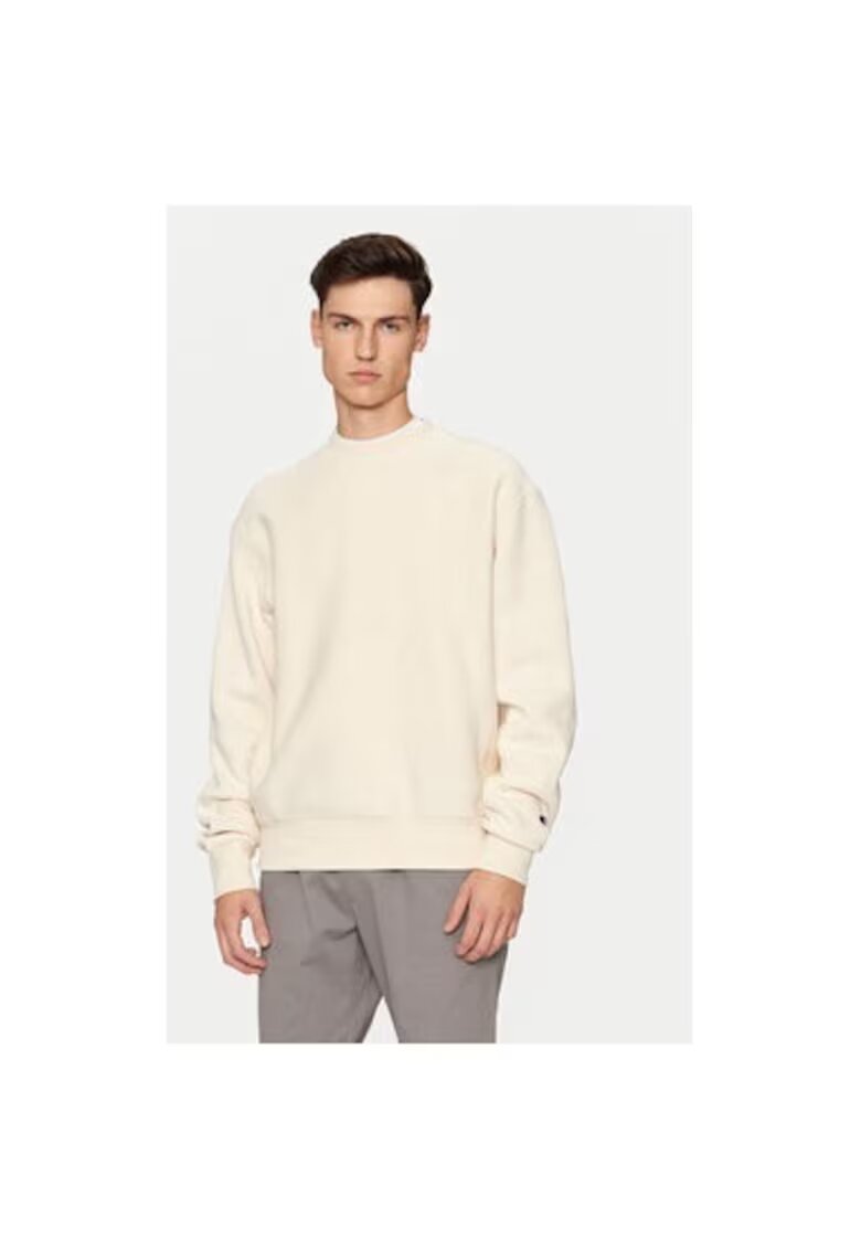 Champion Bluza barbati - 304700521 - Bumbac - Bej - Bej