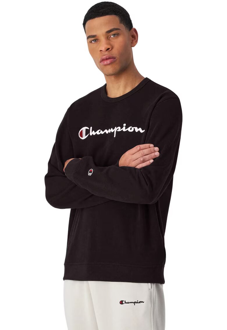 Champion Bluza sport pentru barbati bumbac - cu maneca lunga - negru