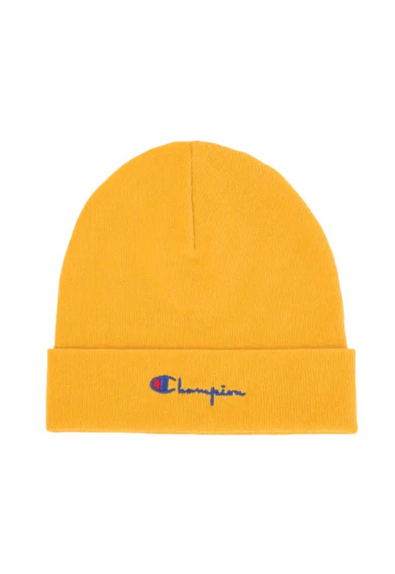 Champion Caciula Unisex Galben - Poliester - One-Size - Toamna-Iarna