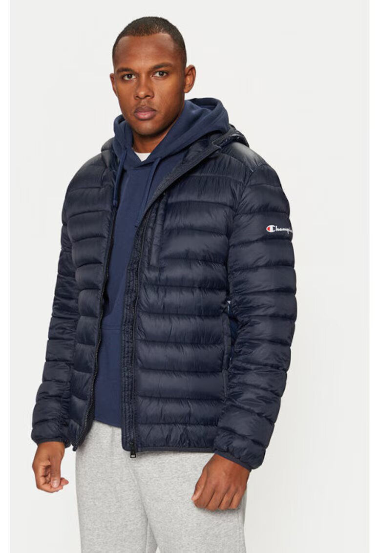 Champion Geaca barbati - 304699573 - Poliester - Albastru - Albastru