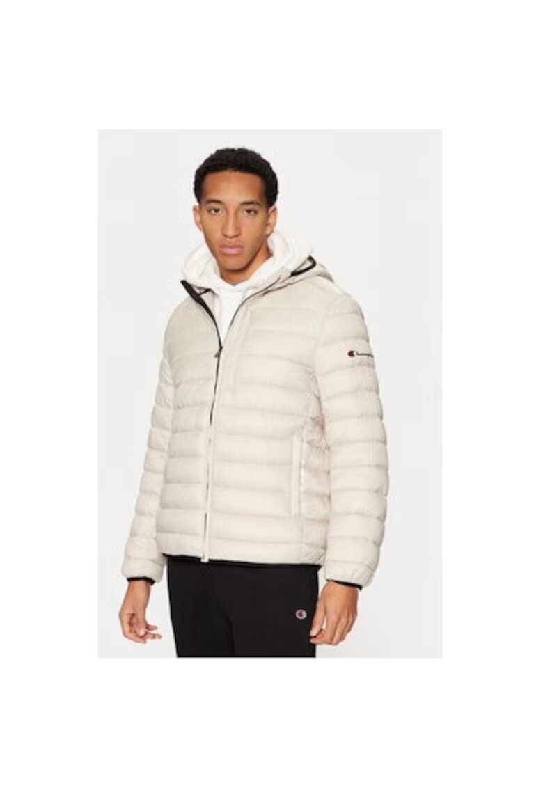 Champion Geaca barbati - 304699580 - Poliester - Bej - Bej