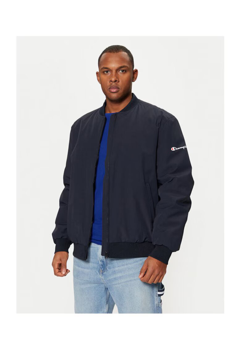 Champion Geaca barbati - 304699665 - Poliamida/Poliester - Albastru - Albastru