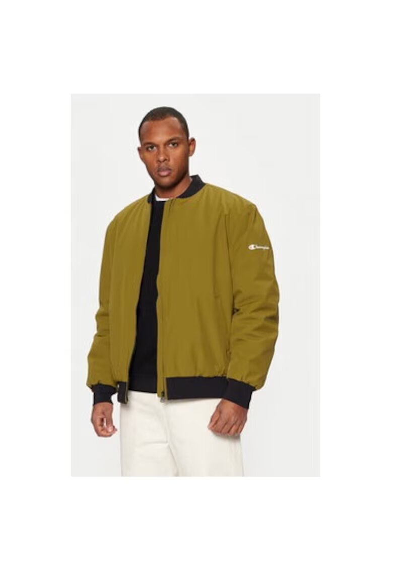 Champion Geaca barbati - 304699672 - Poliamida/Poliester - Verde - Verde