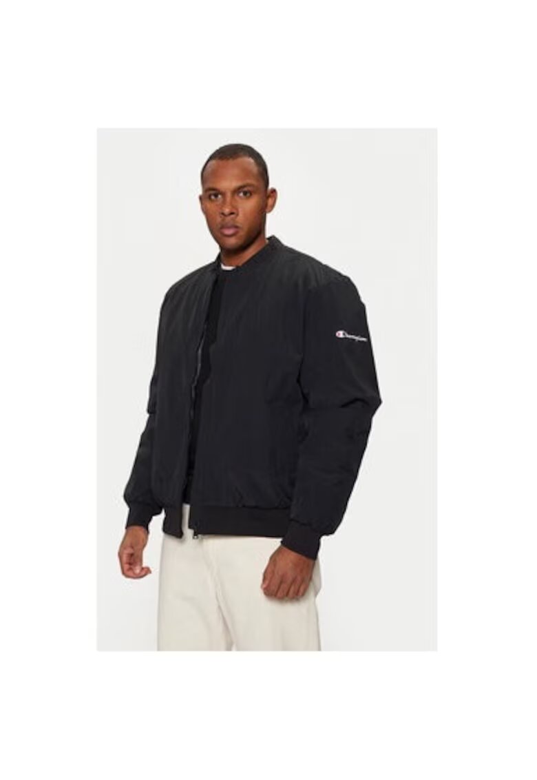 Champion Geaca barbati - 304699689 - Poliamida/Poliester - Negru - Negru