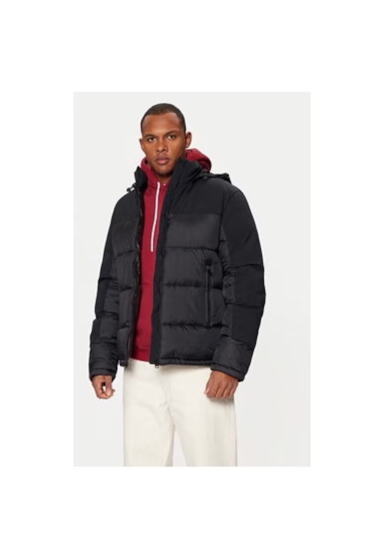 Champion Geaca barbati - 304699740 - Poliamida - Negru - Negru
