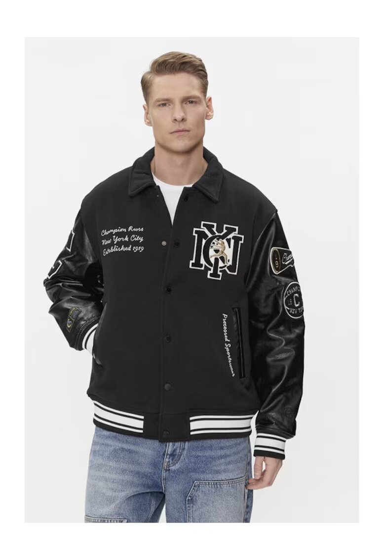 Champion Geaca barbati - 92046 - Poliester - Negru