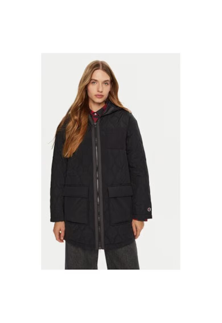 Champion Geaca dama - 304698682 - Nylon - Negru - Negru