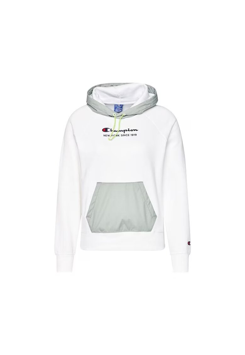 Champion Hanorac alb - bumbac - pentru femei - croiala cu gluga -