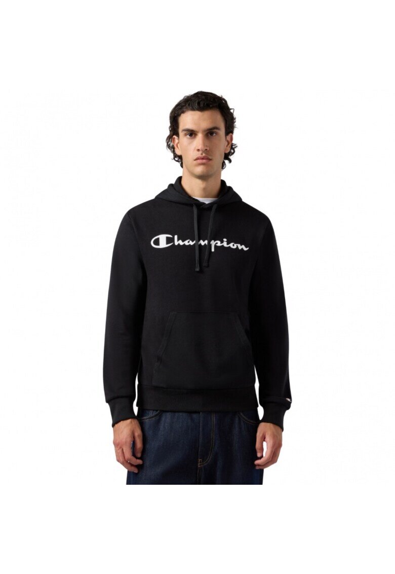 Champion Hanorac negru - fara fermoar - barbati - stil de viata