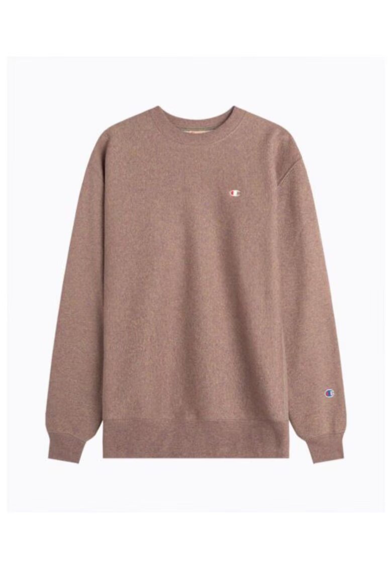 Champion Hanorac pentru barbati - Crewneck - Bumbac - Maro - Maro