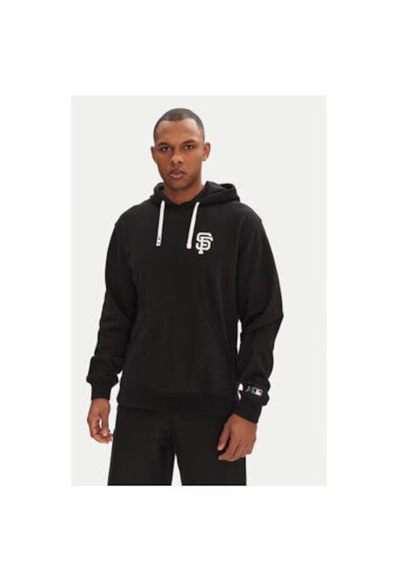 Champion Hanorc barbati 221034 - Bumbac/Poliester - Negru - Negru