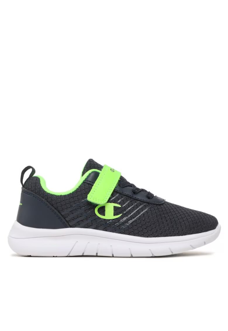 Champion Mocasini copii 302457007 - Sintetic/Textil - Verde/Negru - Verde/Negru