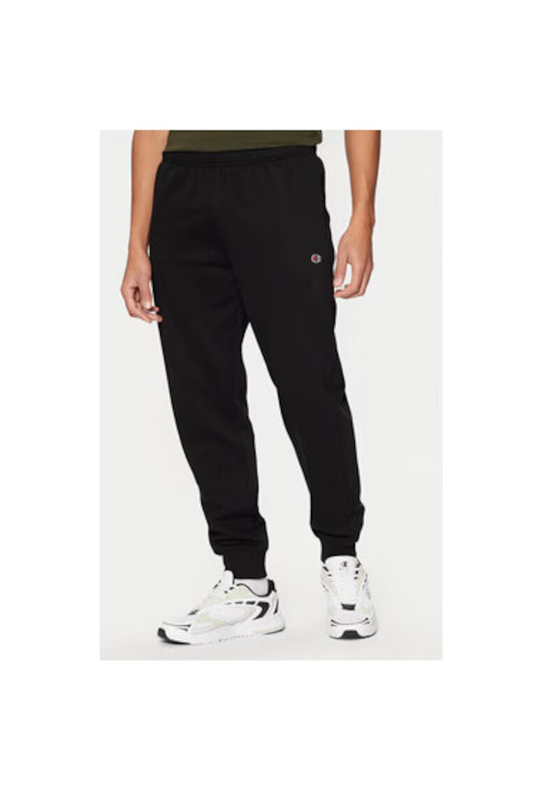 Champion Pantaloni Barbati - 304699535 - Bumbac - Poliester - Negru - Negru