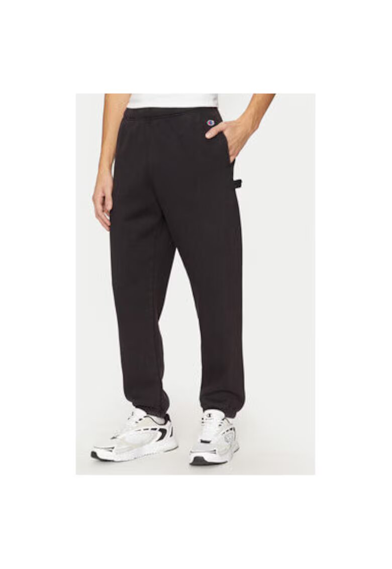Champion Pantaloni barbati - 304700385 - Bumbac - Negru - Negru