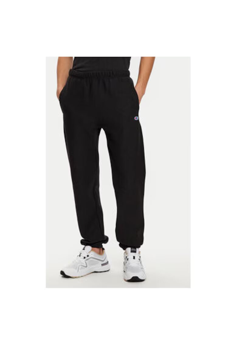 Champion Pantaloni barbati - 304700583 - Bumbac - Negru - Negru