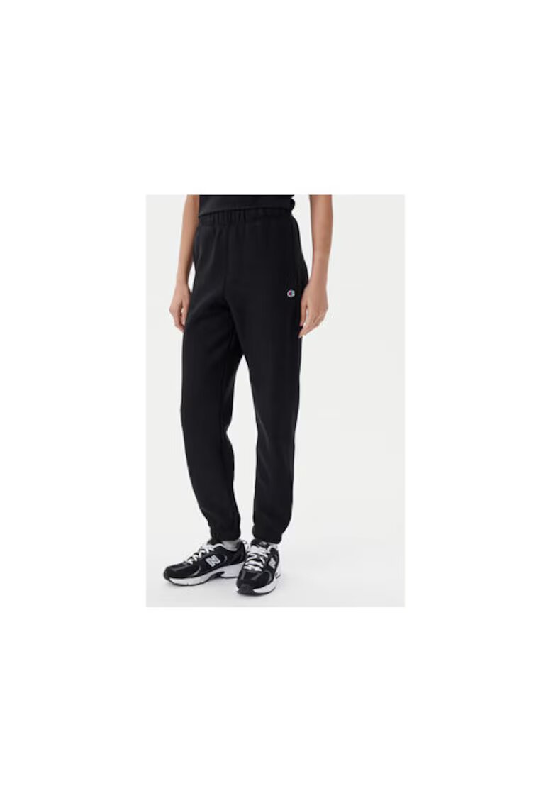Champion Pantaloni de trening dama 117872 - Bumbac/Poliester - Negru - Negru
