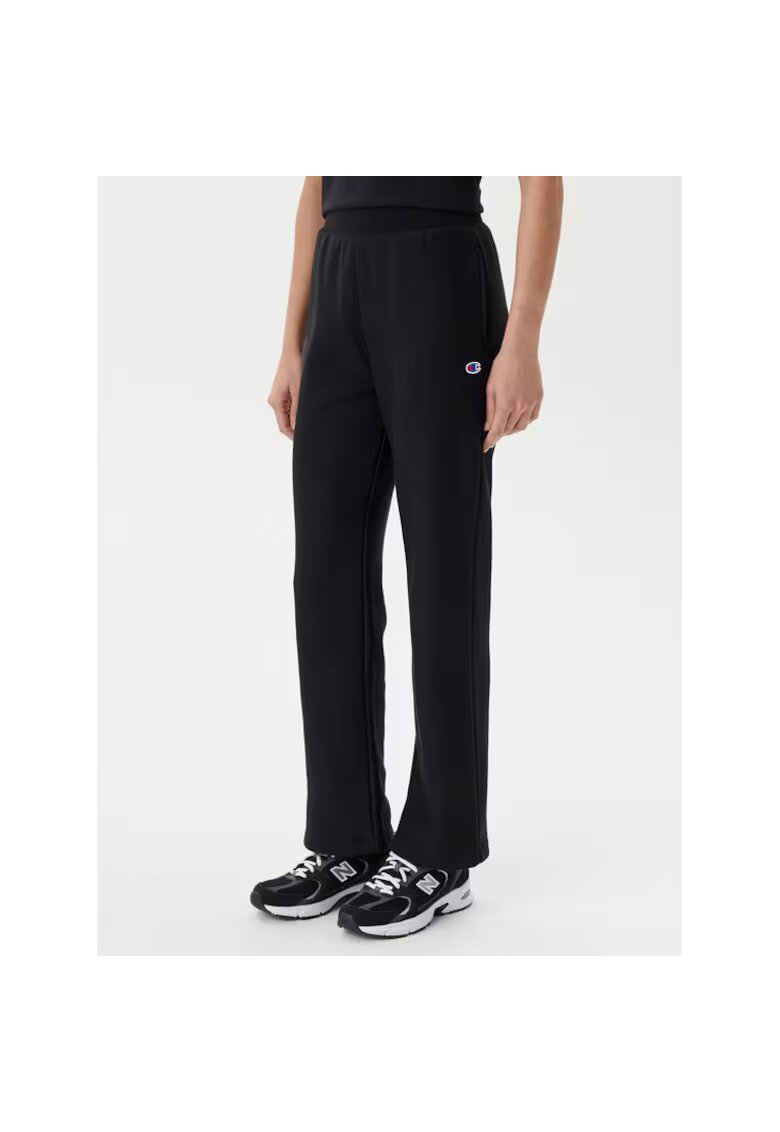 Champion Pantaloni de trening dama 117983 - Bumbac/Poliester - Negru - Negru