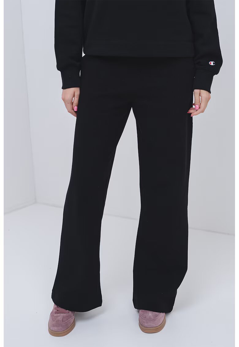 Champion Pantaloni de trening relaxed-fit din amestec de bumbac - Negru