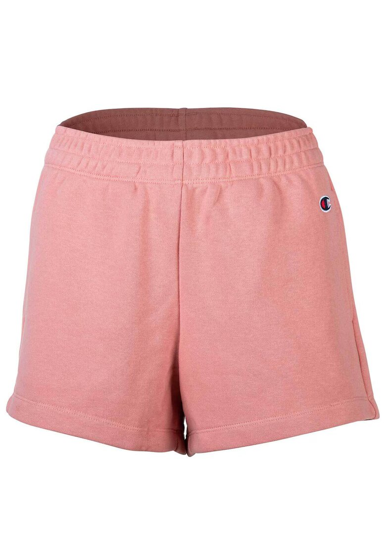 Champion Pantaloni scurti cu talie inalta si logo discret - Roz