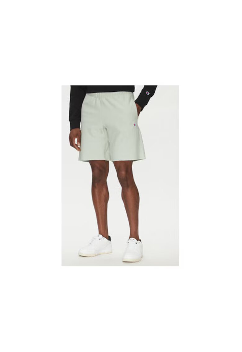 Champion Pantaloni scurti sport barbati 220764 - Bumbac/Poliester - Verde - Verde