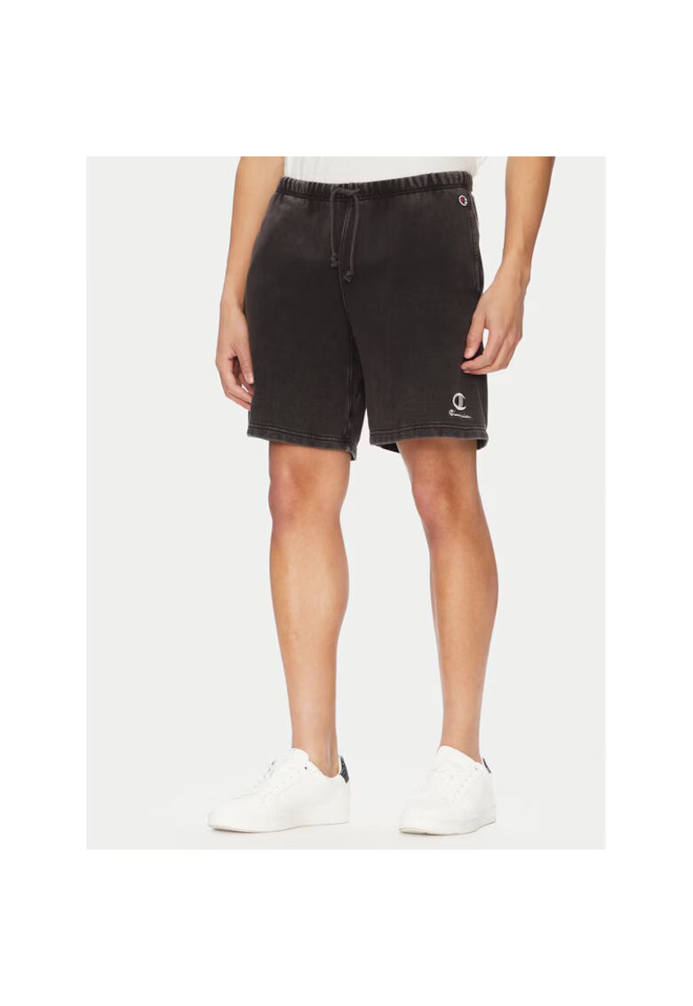 Champion Pantaloni scurti sport barbati 221179 - Bumbac/Poliester - Negru - Negru