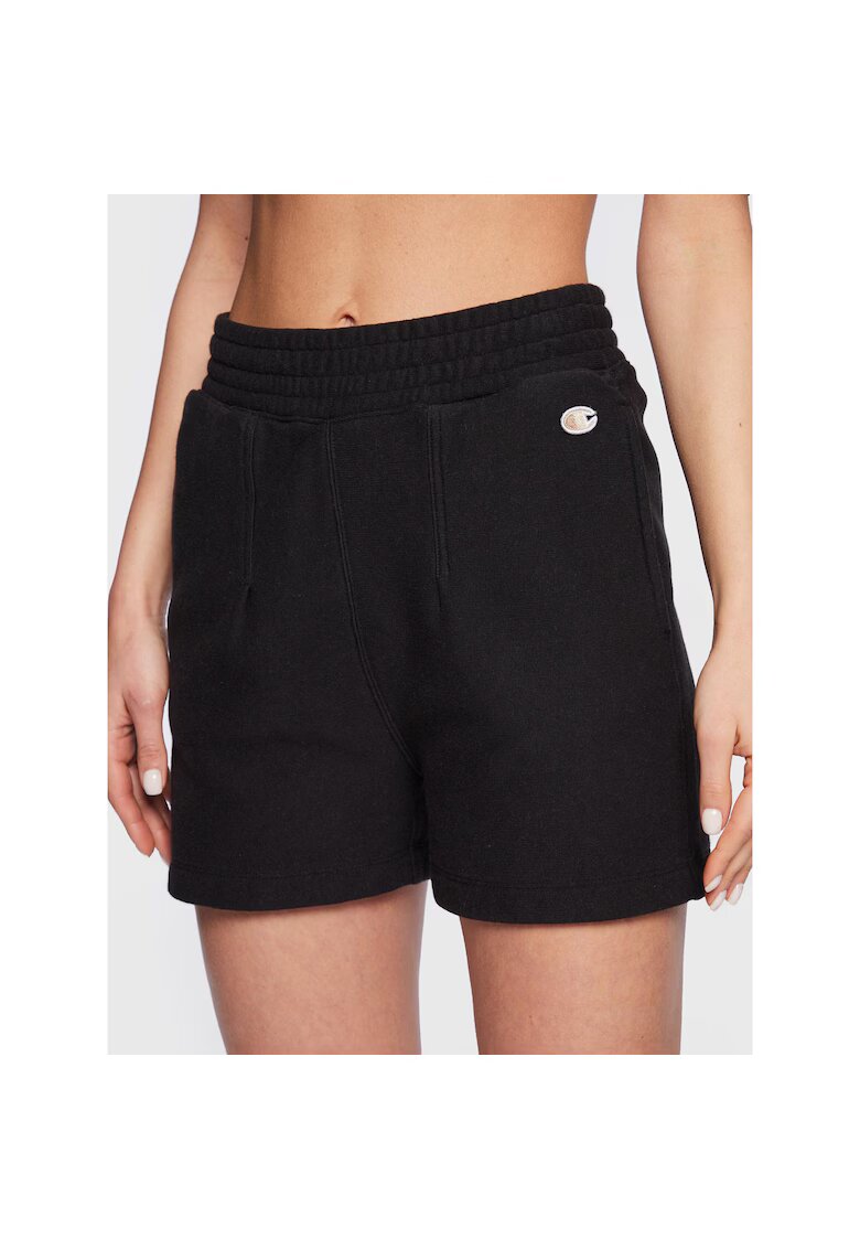 Champion Pantaloni scurti sport dama - 300802731 - Bumbac - Negru