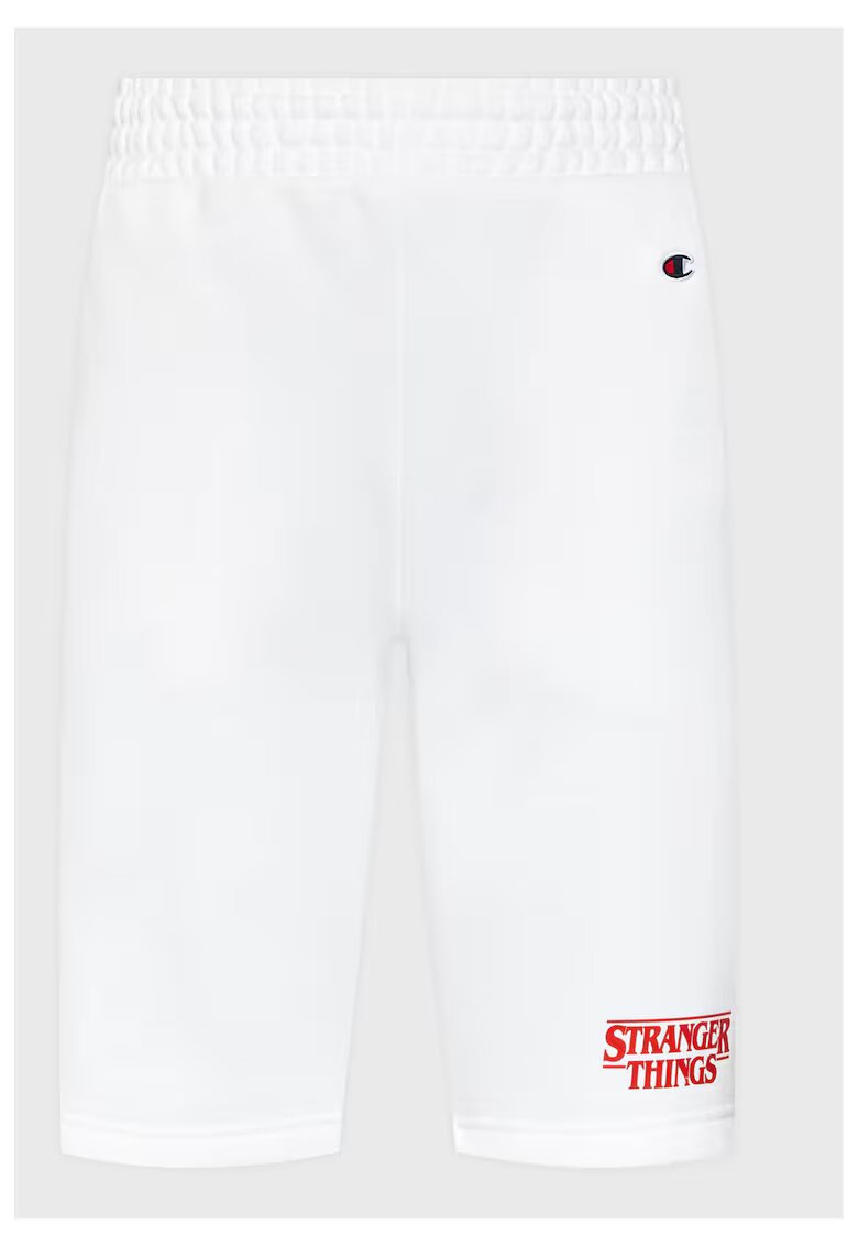 Champion Pantaloni scurti unisex - Bumbac - Alb