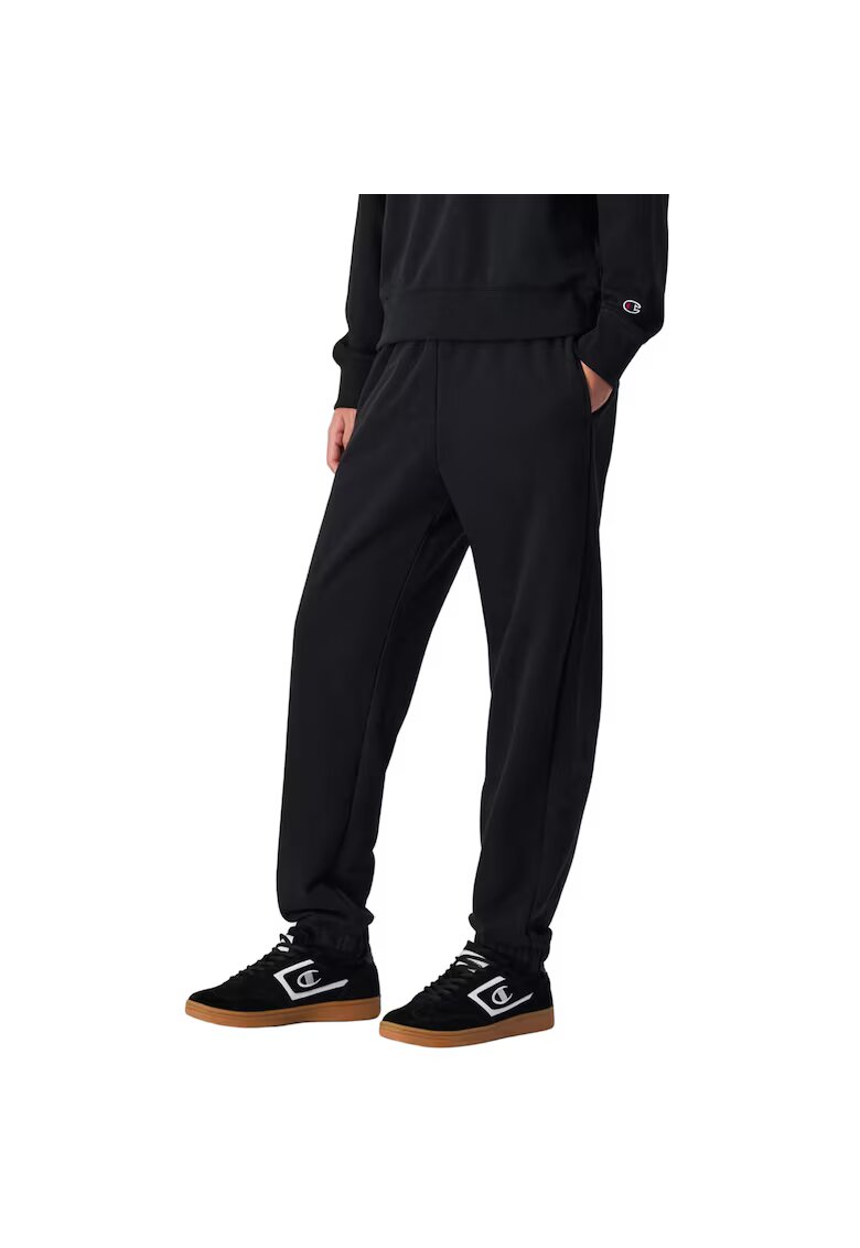 Champion Pantaloni sport - bumbac/poliester - negru