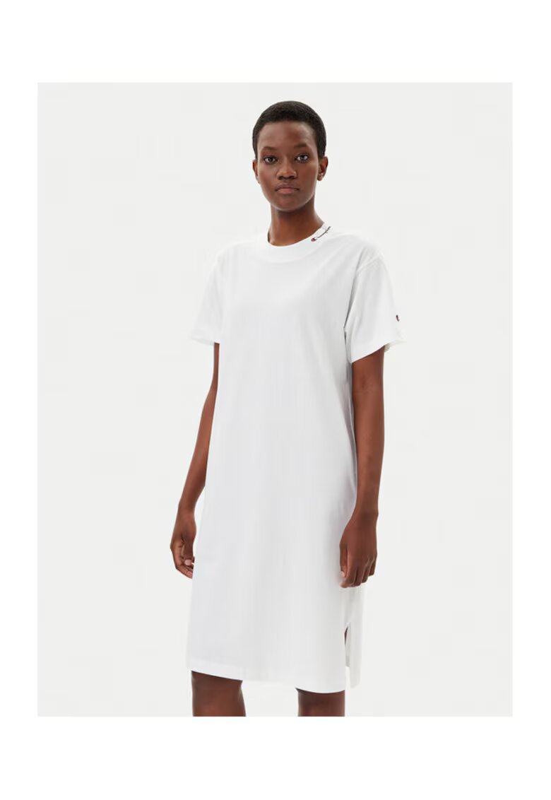Champion Rochie dama 117782 - Bumbac - Alb - Alb