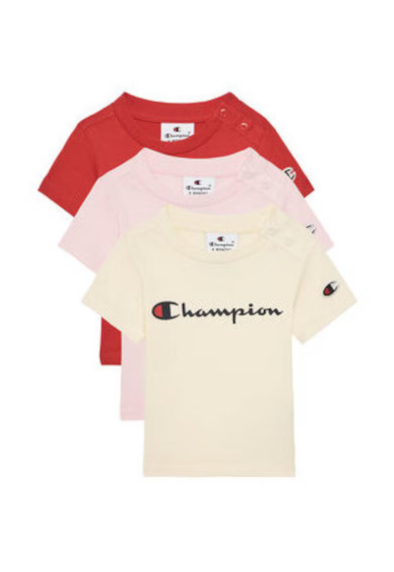 Champion Set 3 tricouri baieti 306900 - Bumbac - Multicolor - Multicolor