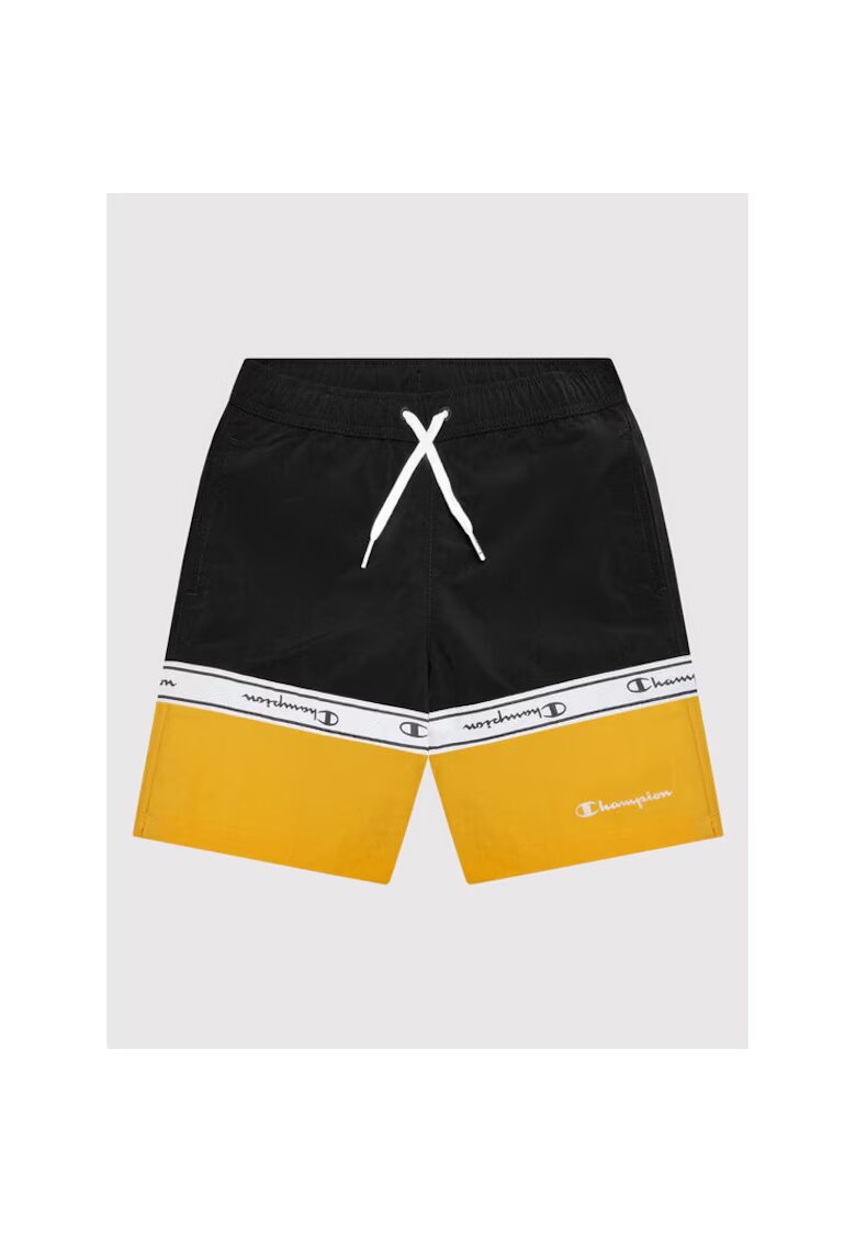 Champion Short de baie copii - 74631 - Poliamida - Negru/Galben