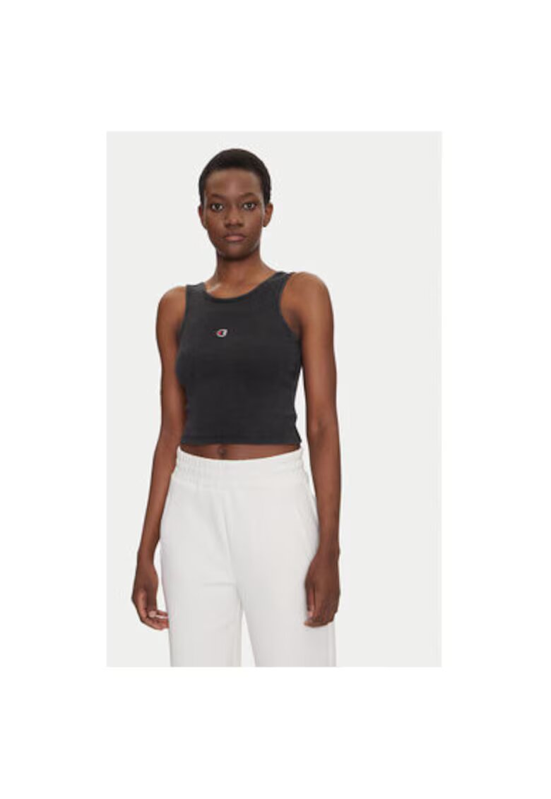 Champion Top dama 118007 - Bumbac/Poliester - Negru - Negru