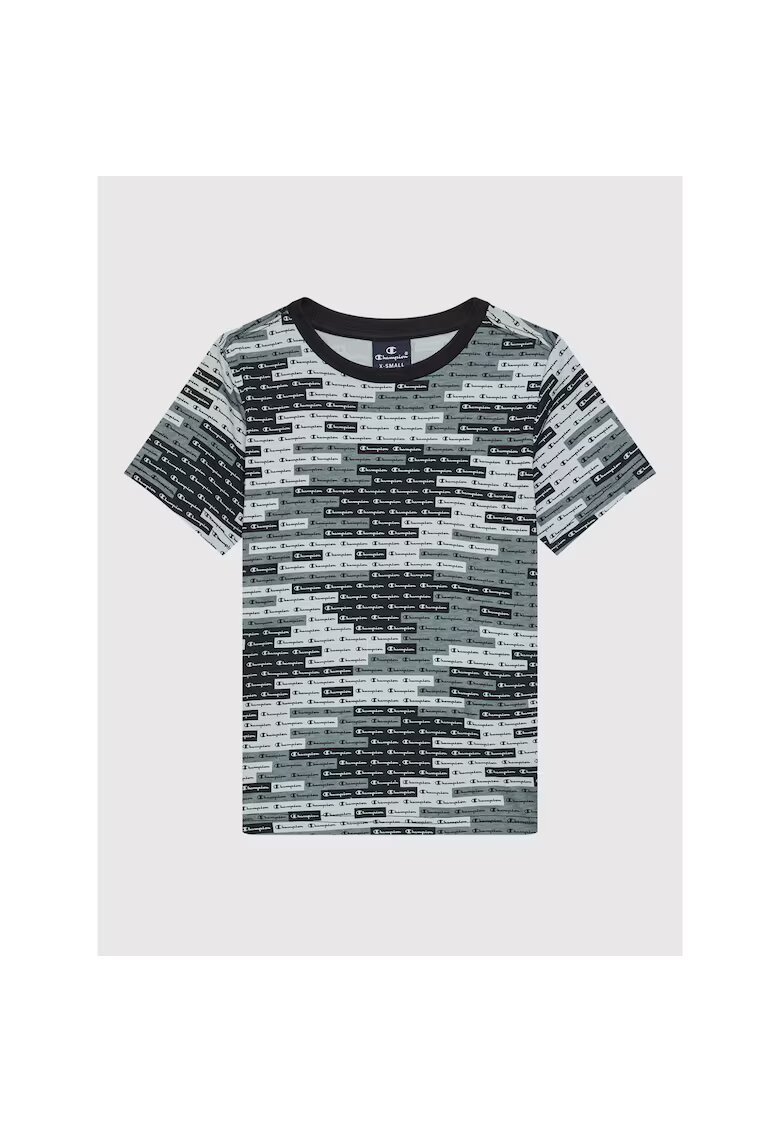 Champion Tricou Baieti - 300810552 - Bumbac - Gri