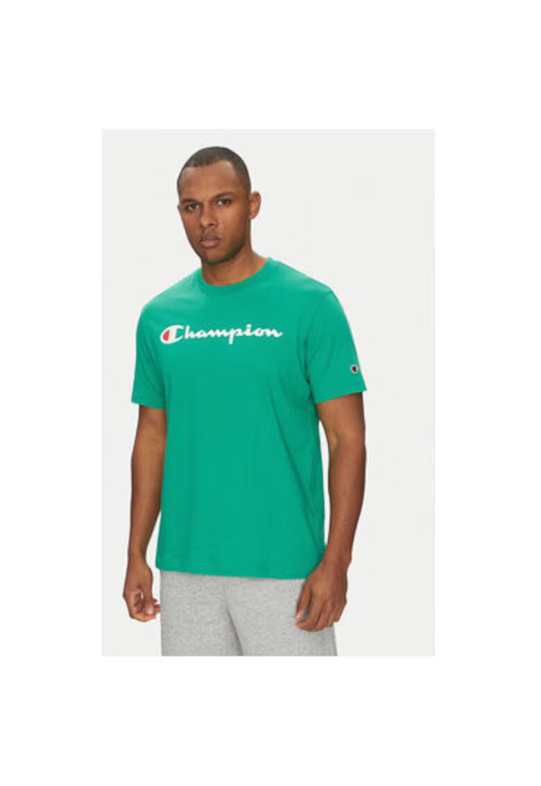 Champion Tricou barbati 220256 - Bumbac - Verde - Verde