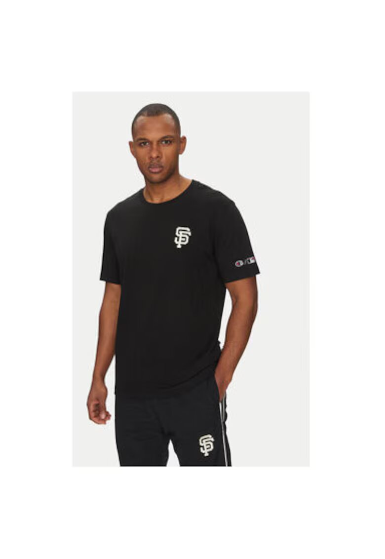 Champion Tricou barbati 221037 - Bumbac - Negru - Negru
