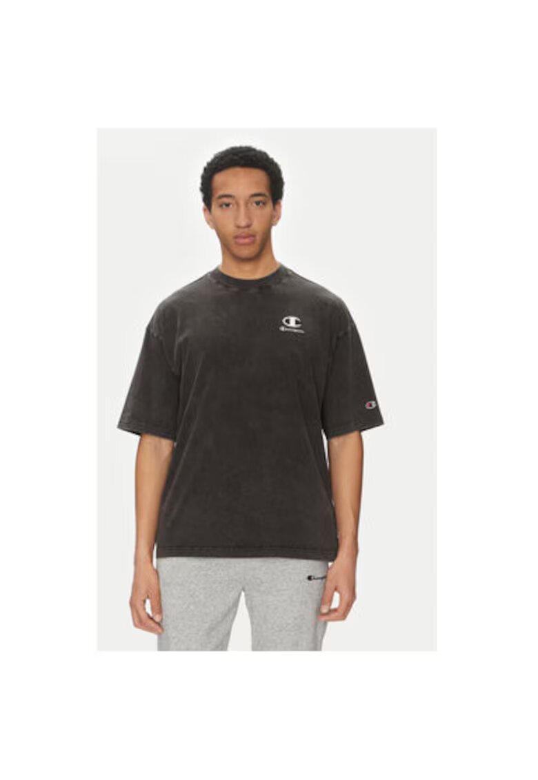 Champion Tricou barbati 221257 - Bumbac - Negru - Negru